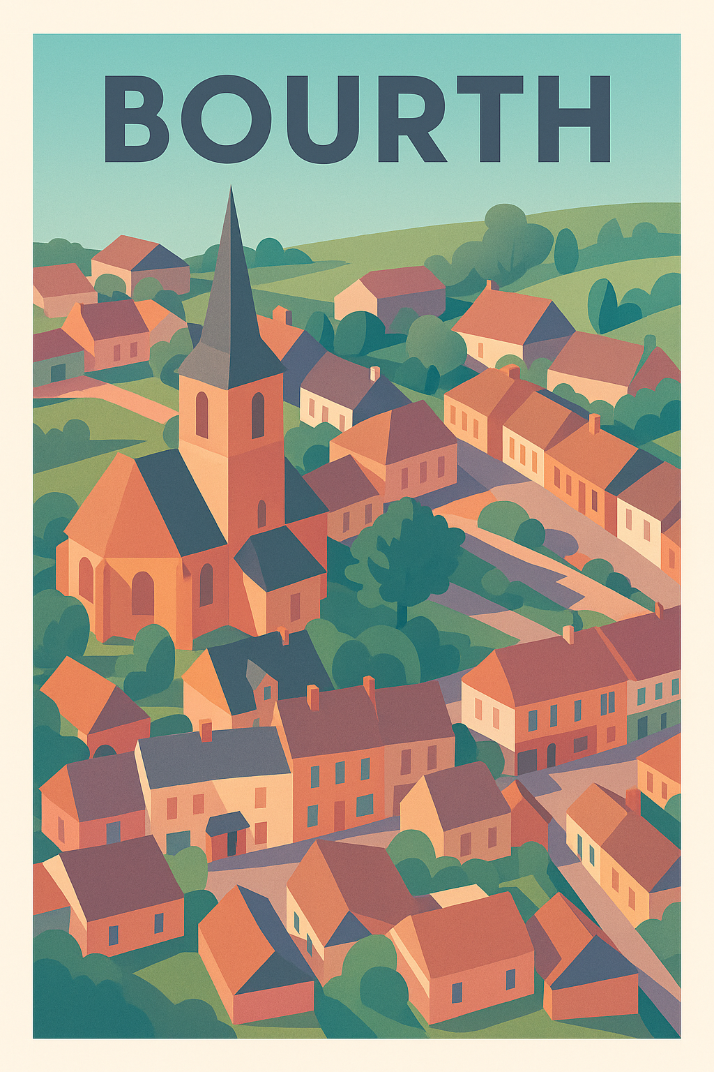 Affiche de Bourth - Charme et sérénité d'un village normand