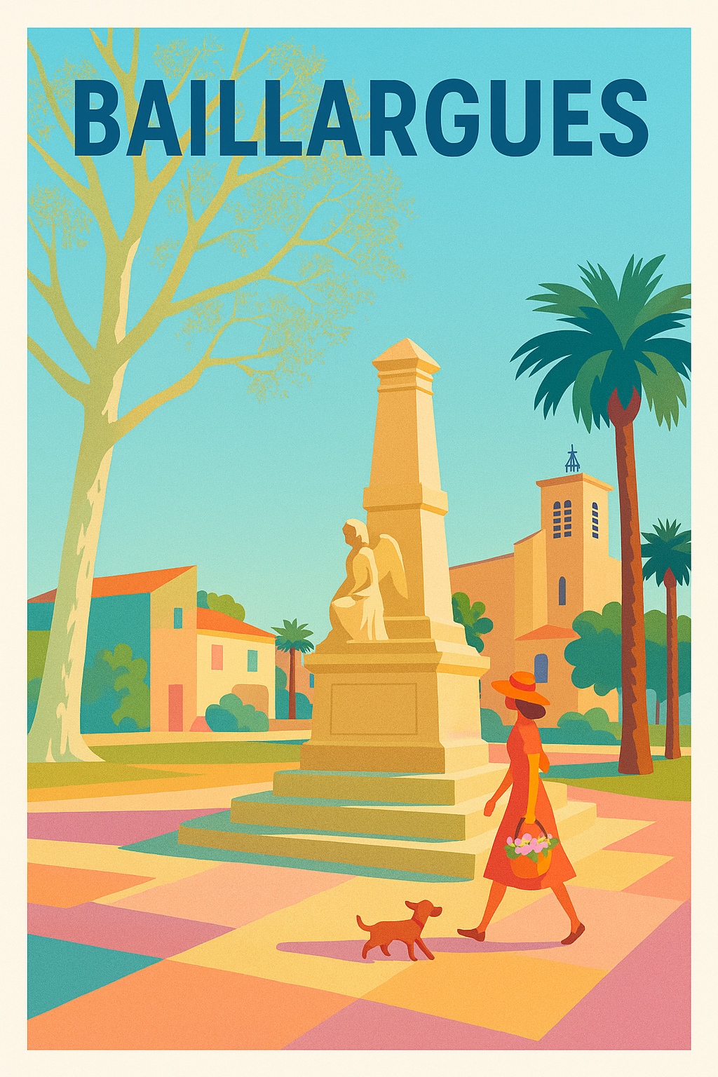 Affiche de Baillargues - Sérénité et charme provençal