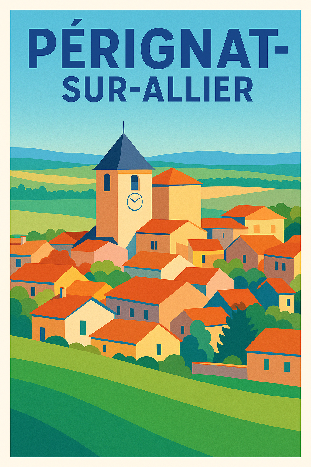 Affiche de Pérignat-sur-Allier - Charme et sérénité au cœur de la campagne