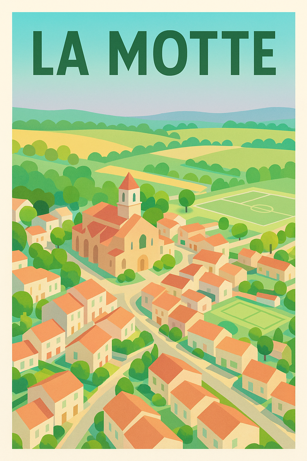 Affiche de La Motte - Plongée au cœur d'un village bucolique