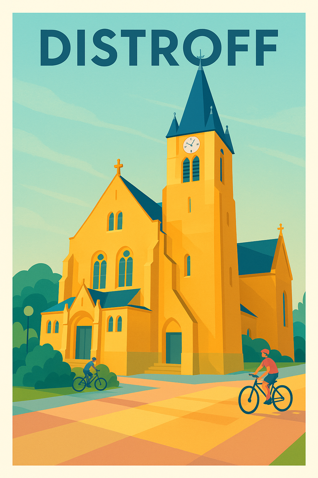 Affiche de Distroff - L’église au cœur d’une balade paisible