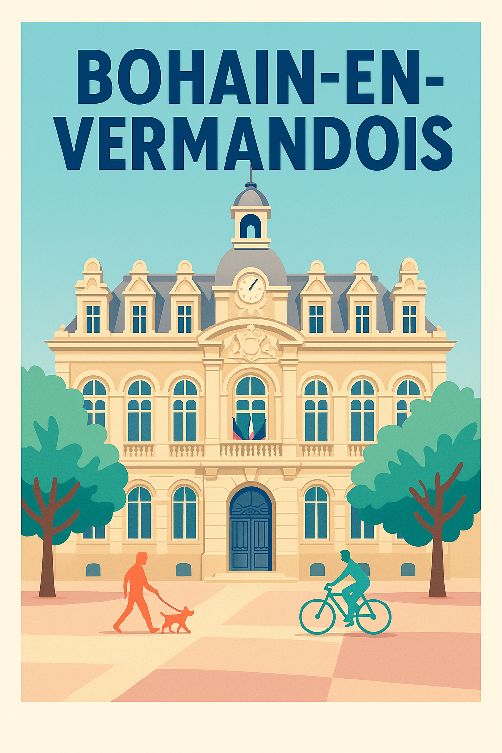 Affiche de Bohain-en-Vermandois - L'élégance architecturale au cœur de la ville