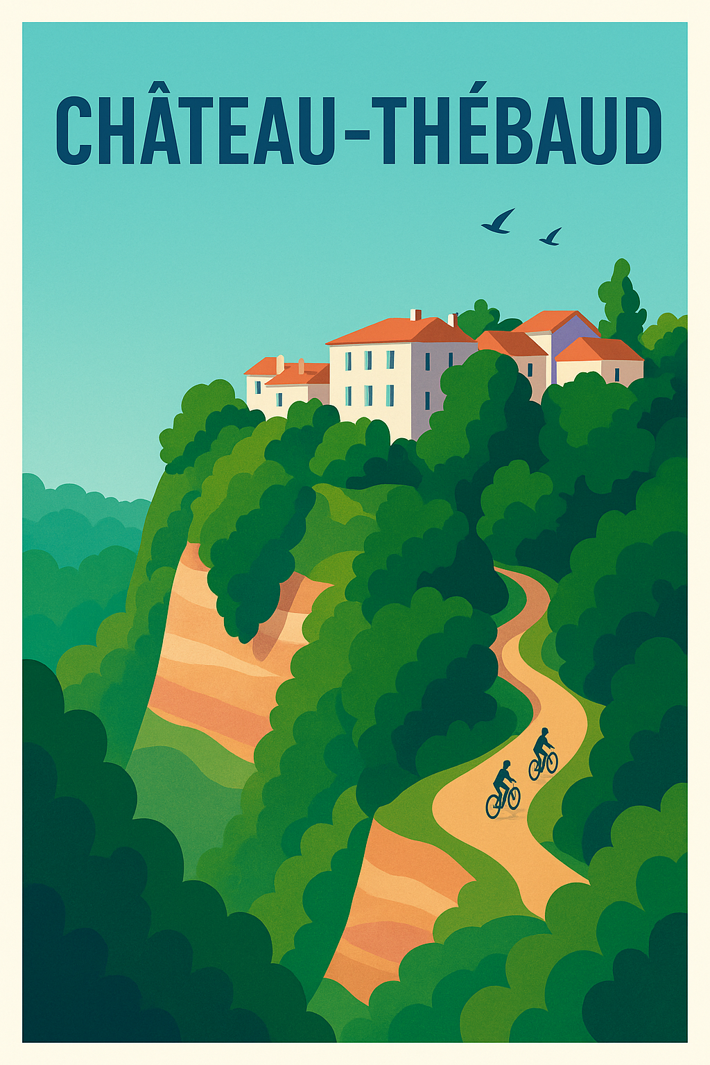 Affiche de Château-Thébaud - Évasion nature et douceur de vivre