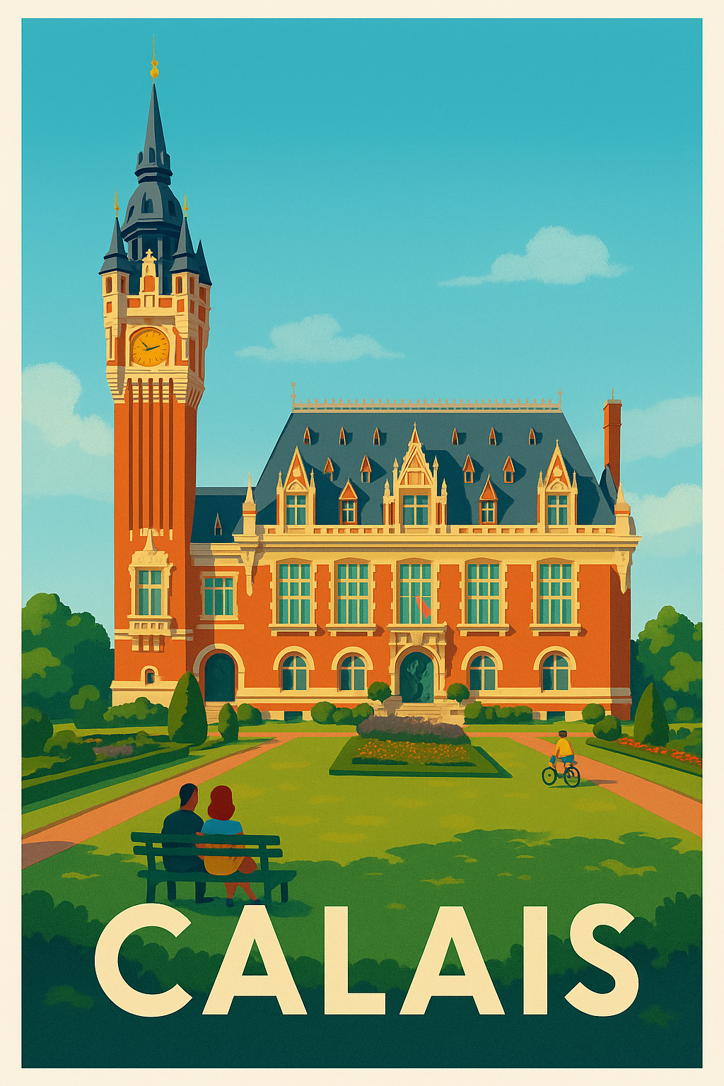 Affiche Calais - L'élégance historique à portée de main