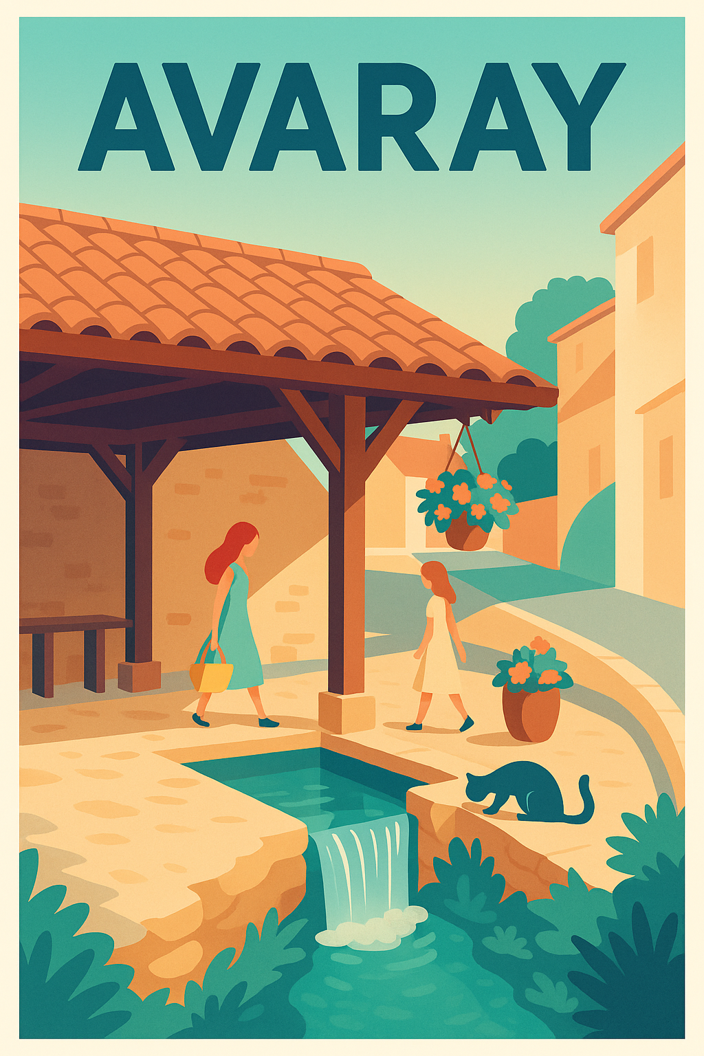 Affiche de Avaray - Douceur et sérénité au fil de l'eau