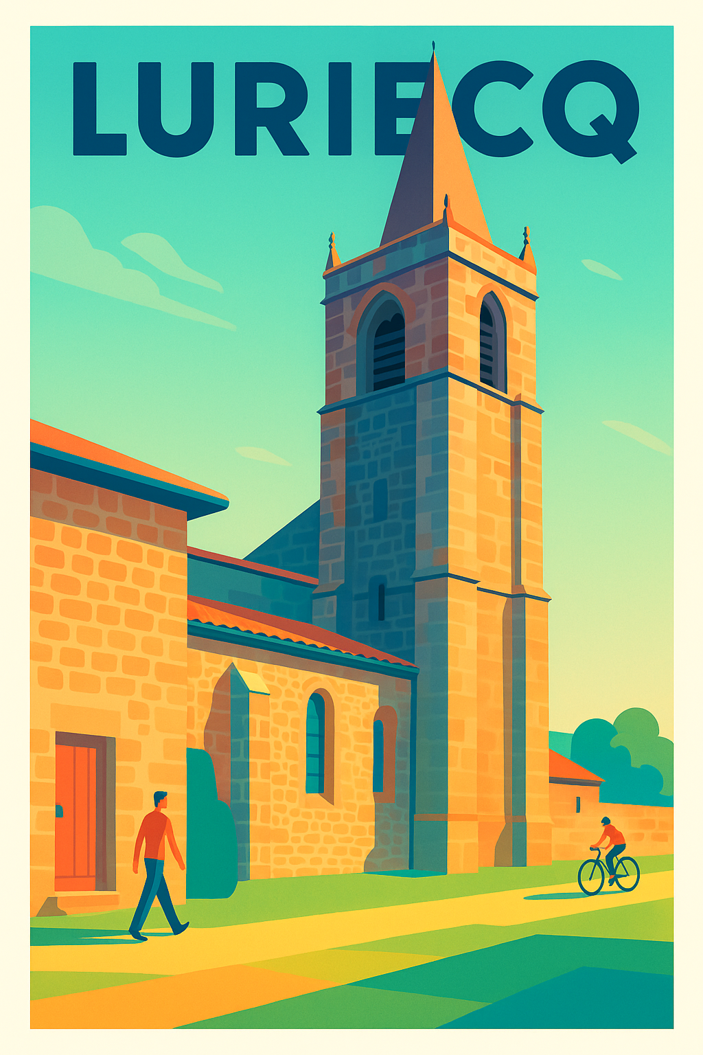 Affiche de Luriecq - Charme intemporel du patrimoine local