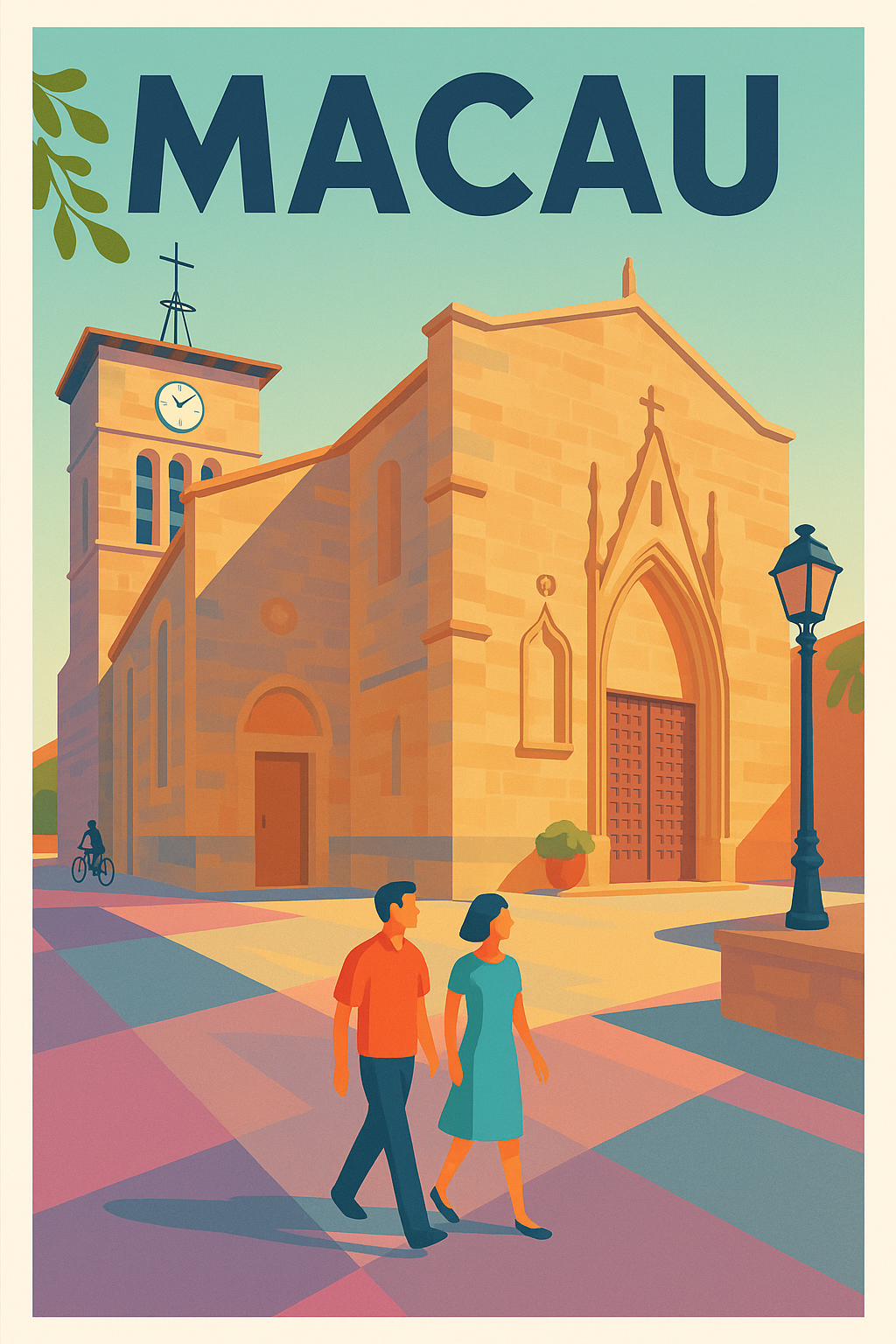 Affiche de Macau - Charme et sérénité au cœur de la ville