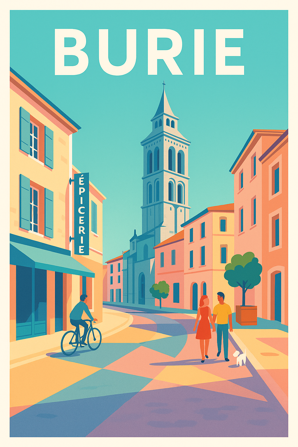 Affiche de Burie - Promenade au cœur du village charmant