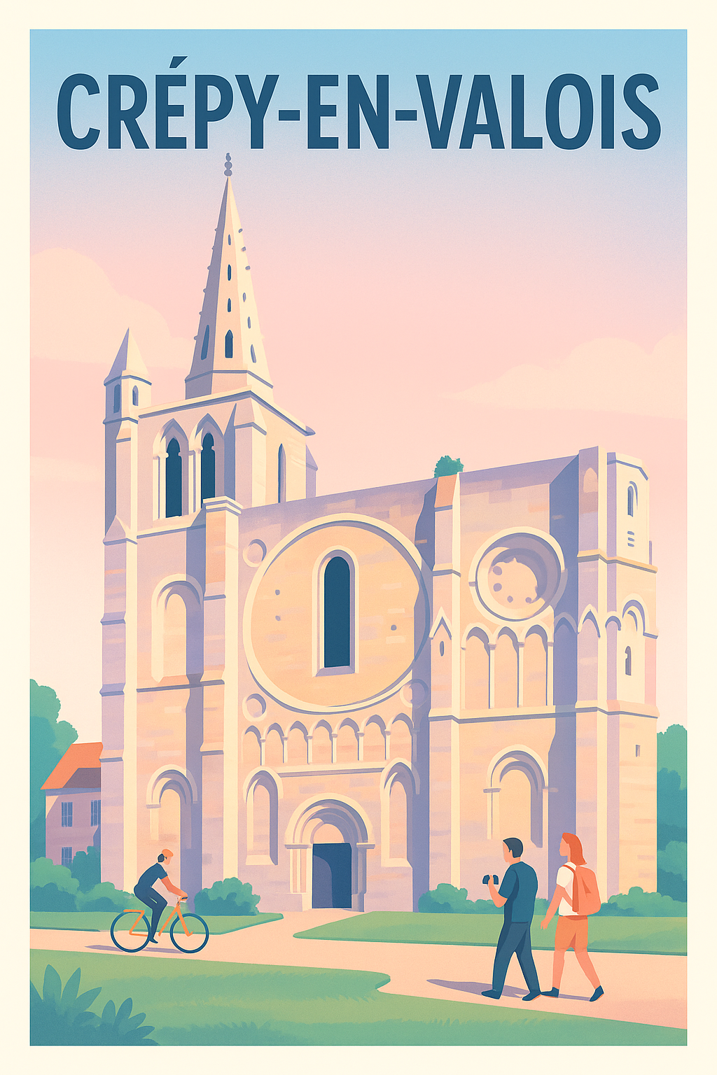 Affiche de Crépy-en-Valois - L'élégance historique au cœur de la ville