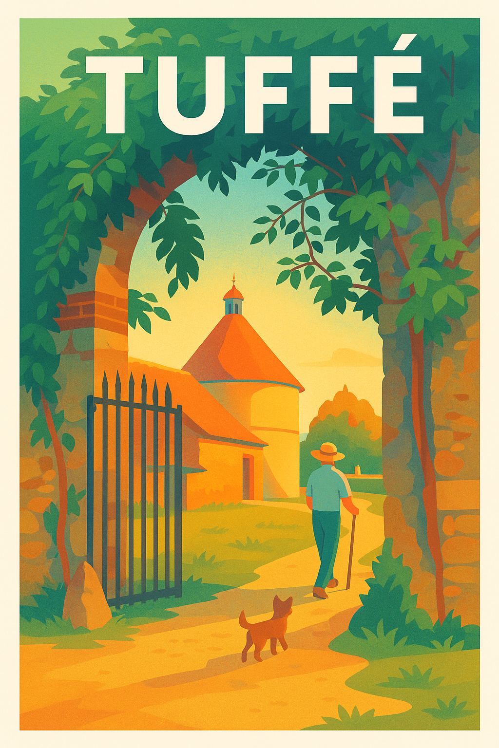 Affiche de Tuffé - L'escapade paisible en campagne