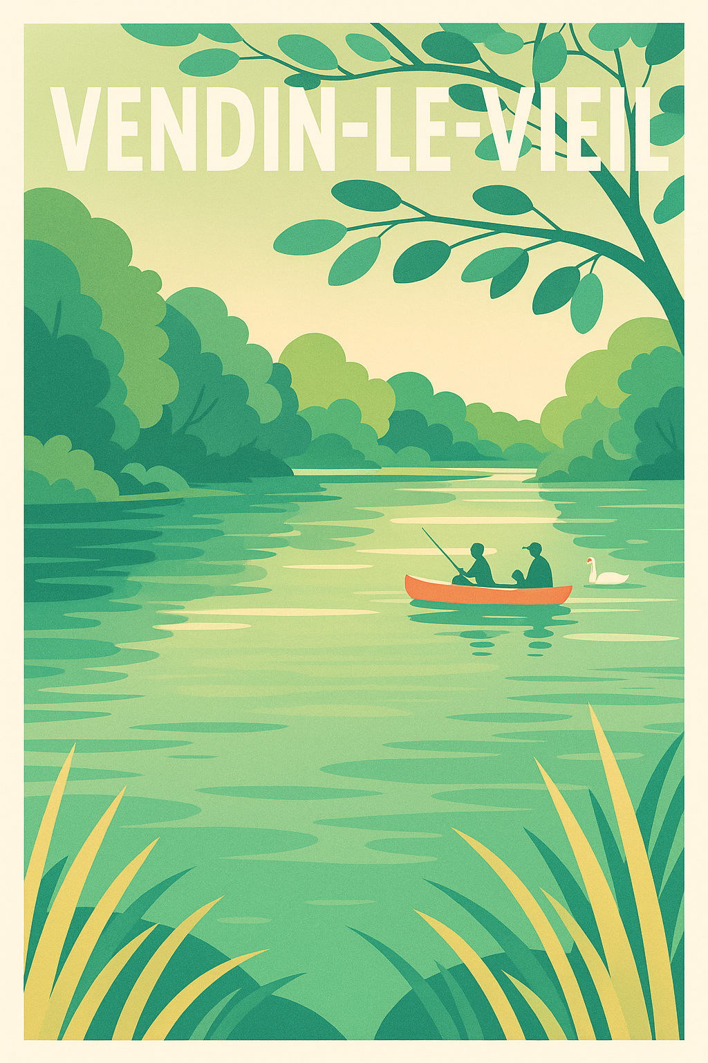 Affiche de VENDIN-LE-VIEIL - Escapade paisible au fil de l'eau