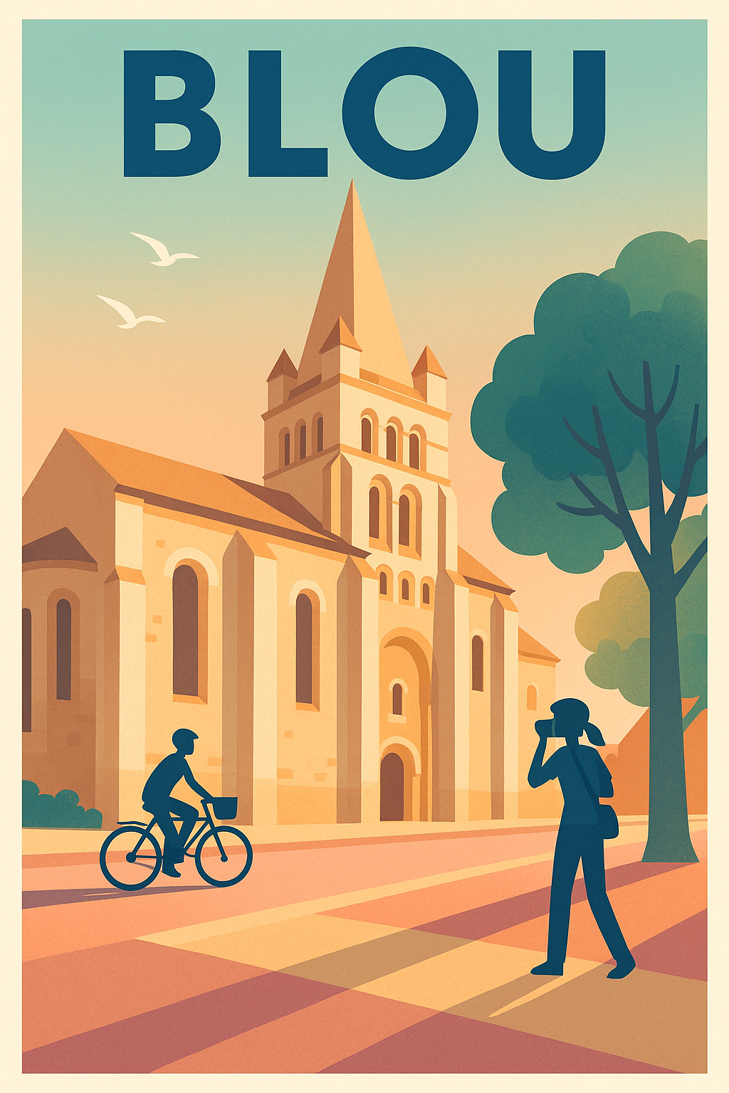 Affiche de Blou - Charme et Sérénité au Cœur du Patrimoine