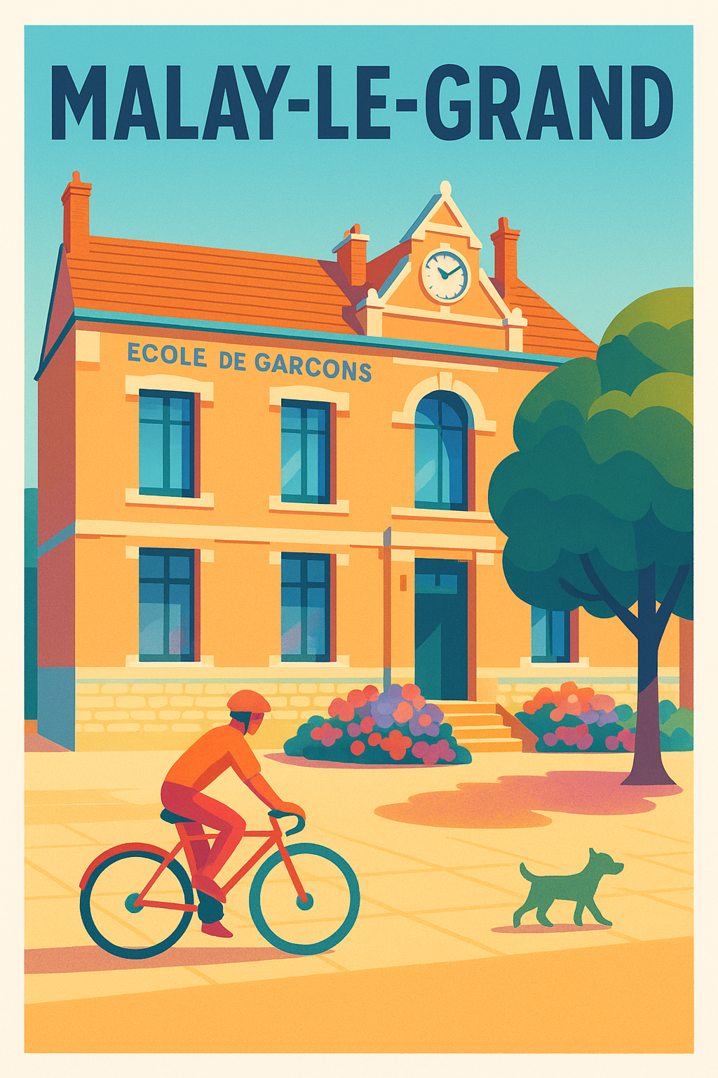 Affiche de Malay-le-Grand - Charme tranquille et patrimoine local
