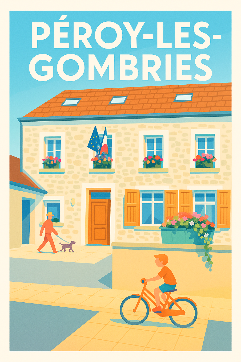 Affiche de Péroy-les-Gombries - Charme et douceur de vie villageoise