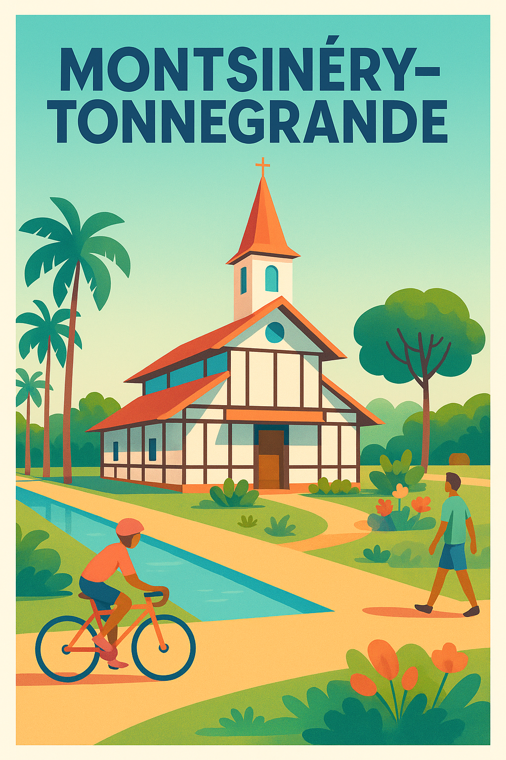 Affiche de Montsinéry-Tonnegrande - Charme et sérénité tropicale