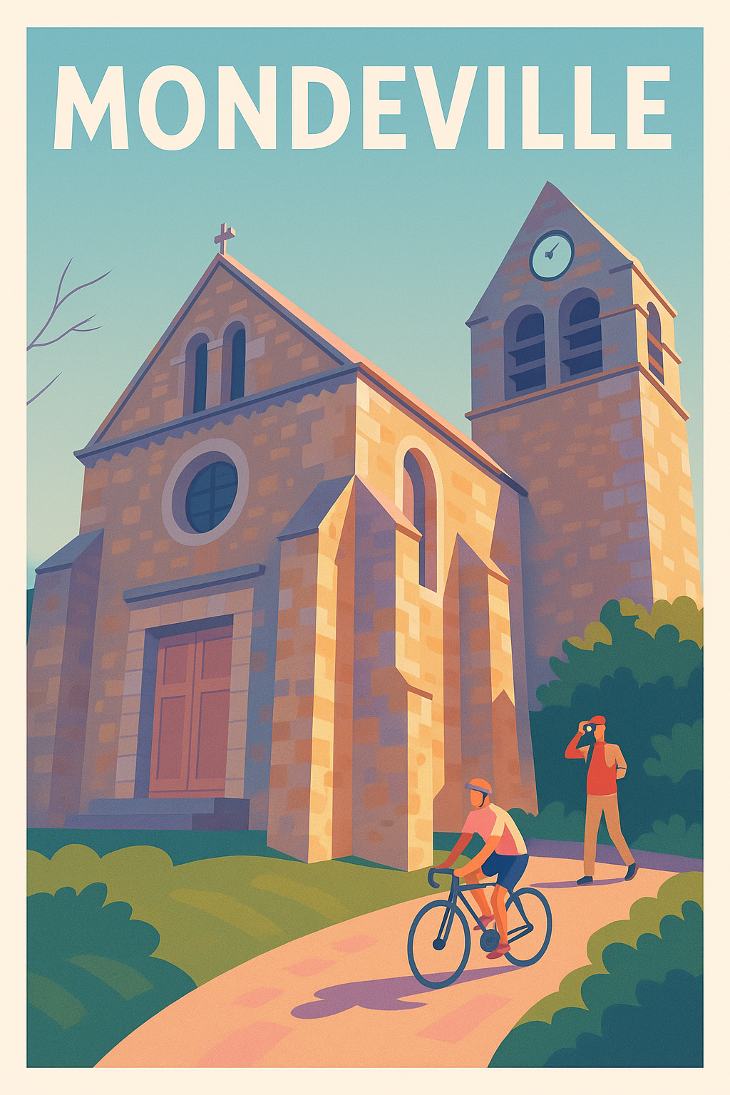 Affiche de Mondeville - Authentique charme normand