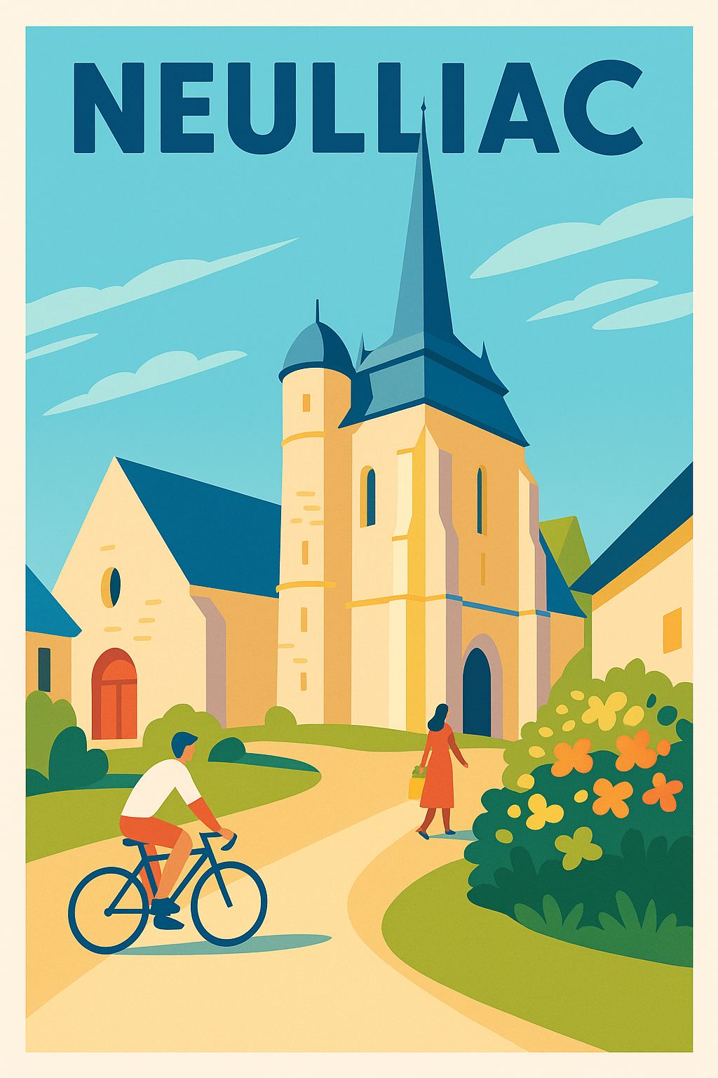 Affiche de Neulliac - Charme et Sérénité au Cœur de la Bretagne