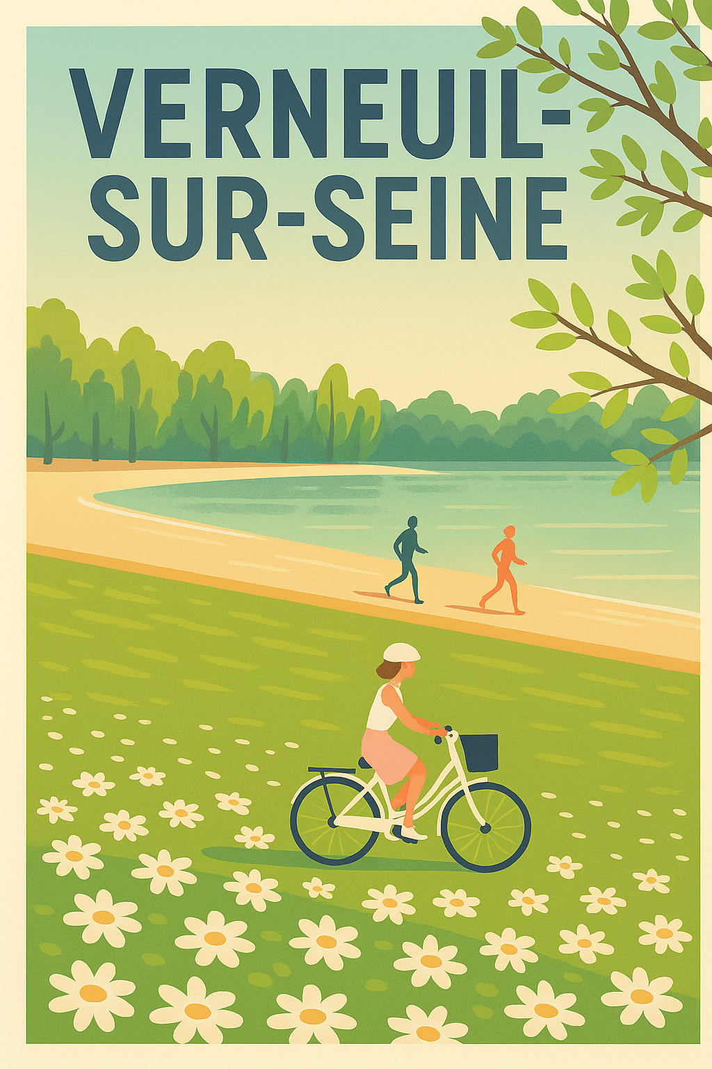 Affiche de Verneuil-sur-Seine - Évasion nature au fil de l'eau