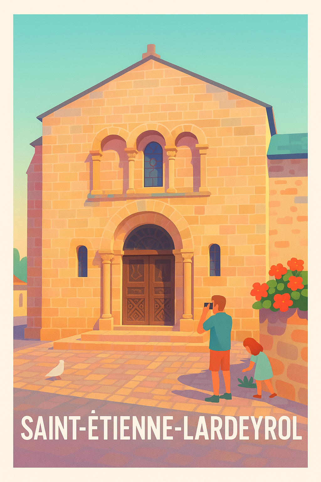Affiche de Saint-Étienne-Lardeyrol - Charme et Sérénité Médiévale