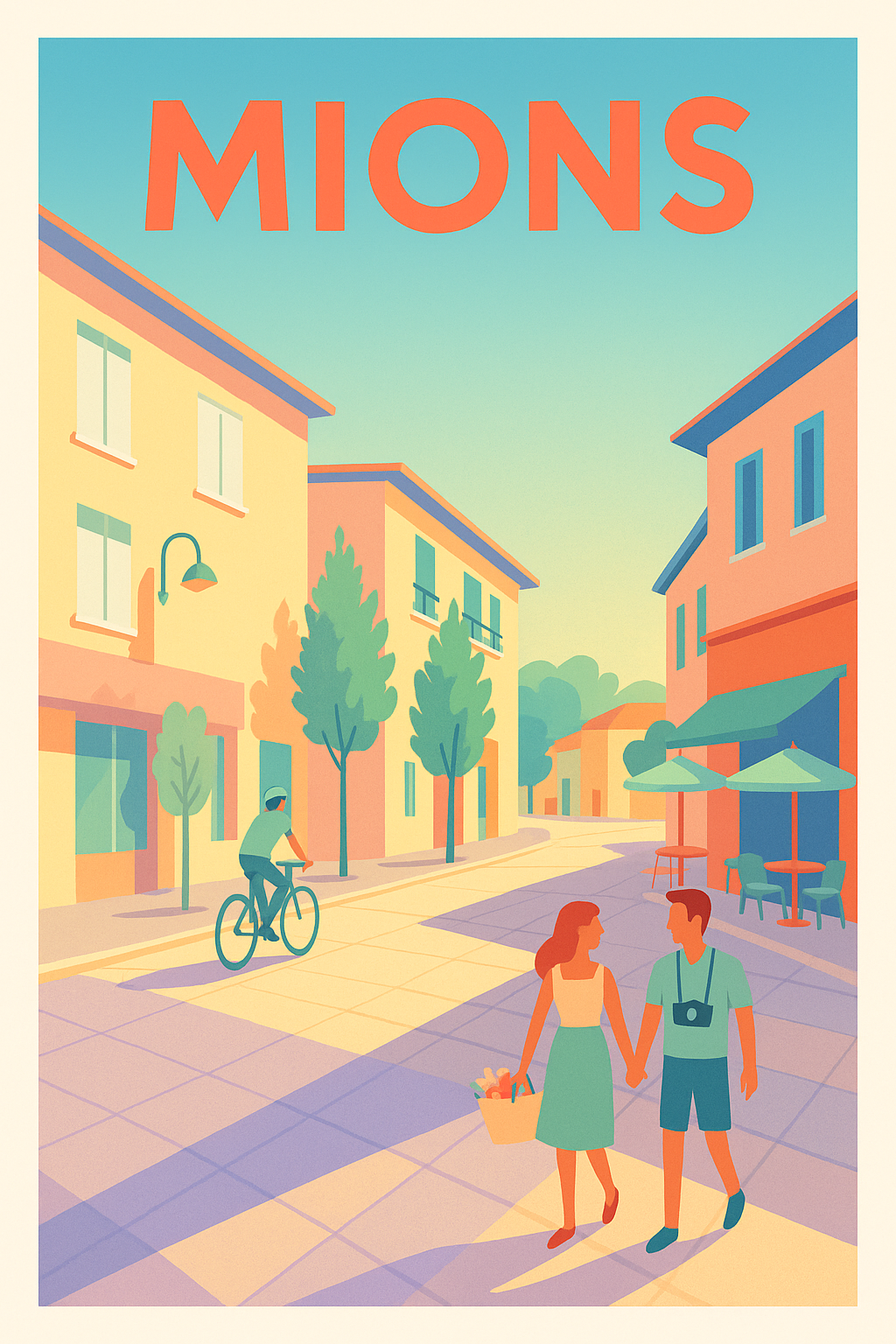 Affiche de Mions - Douceur de vie au cœur de la ville