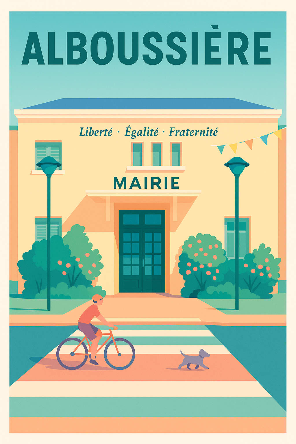Affiche de Alboussière - Charme paisible et convivialité locale