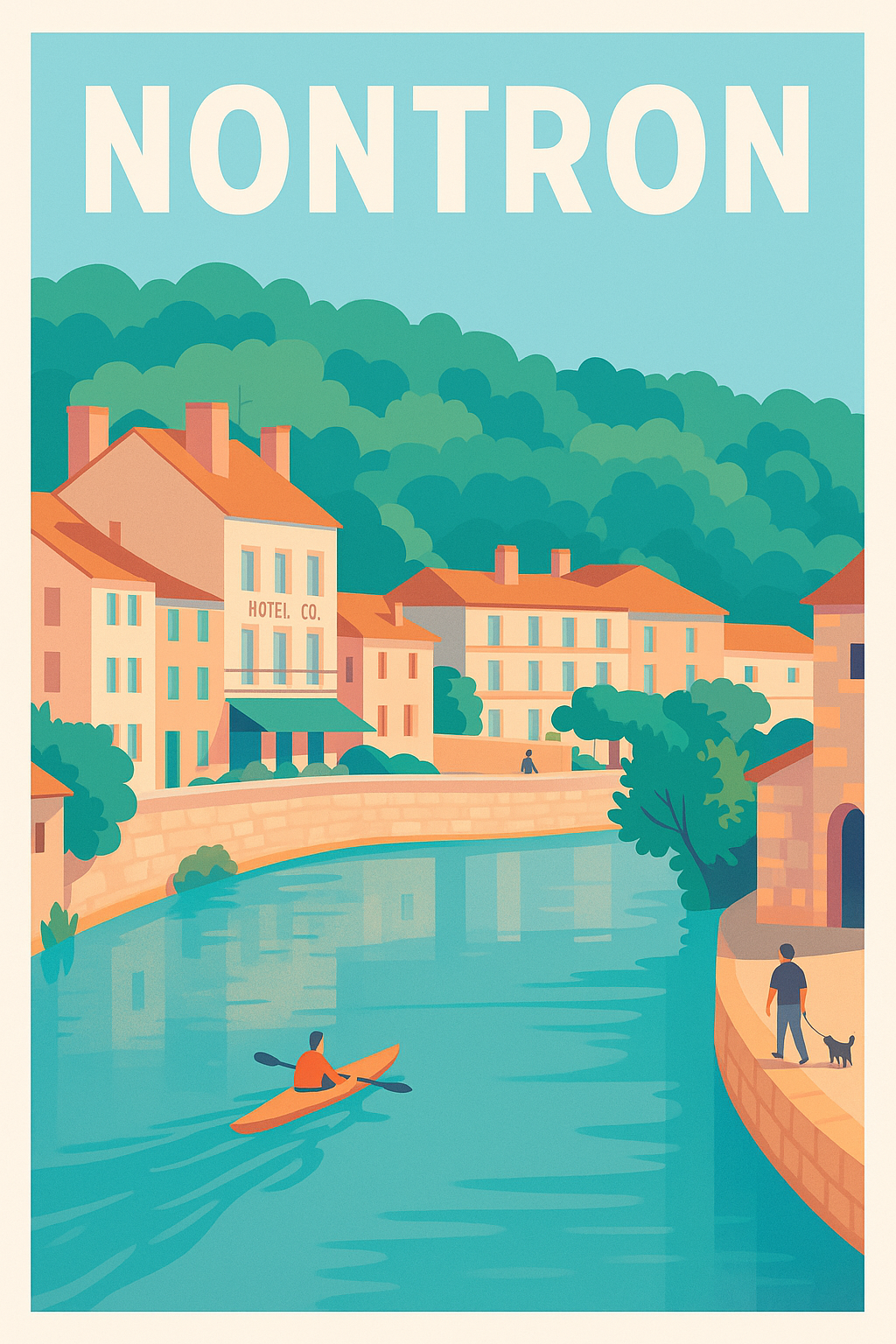 Affiche de Nontron - Charme et sérénité au fil de l'eau