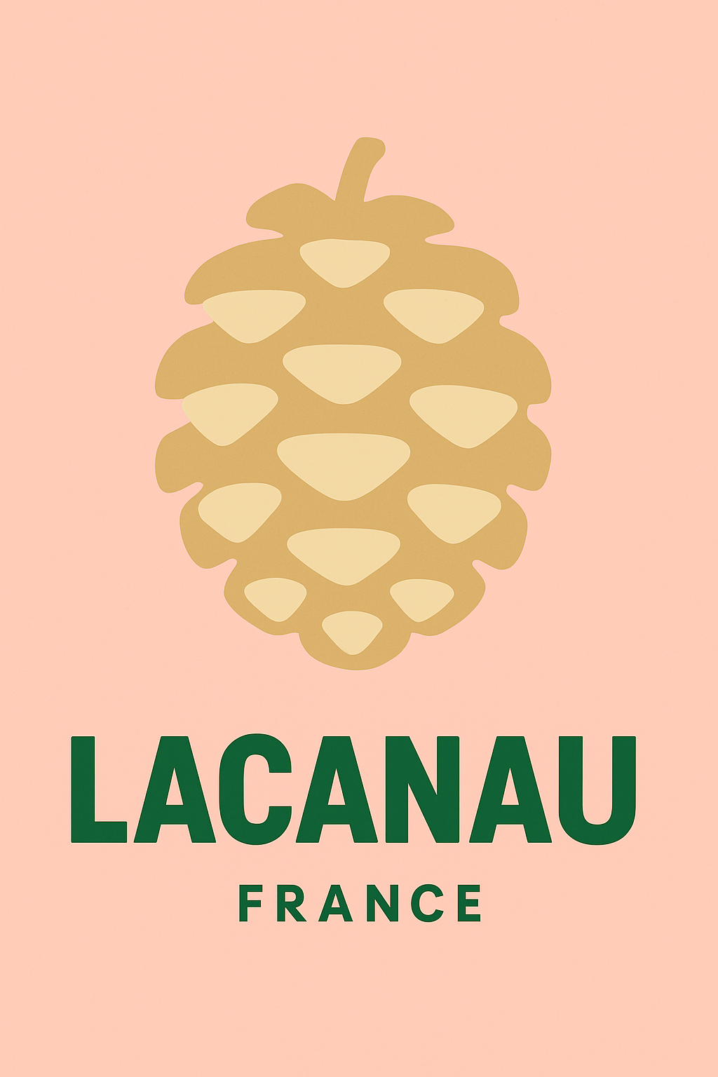 Affiche Lacanau — Élégance naturelle et simplicité · poster d'art de Lacanau
