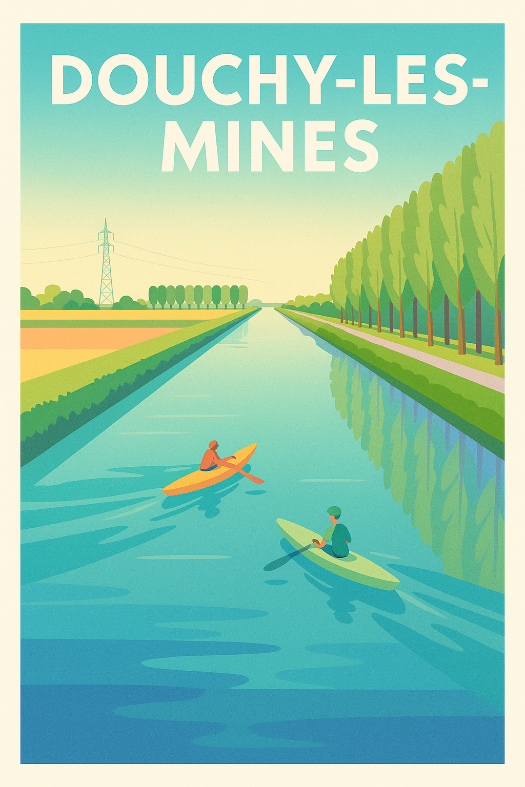 Affiche de Douchy-les-Mines - Sérénité au fil de l'eau