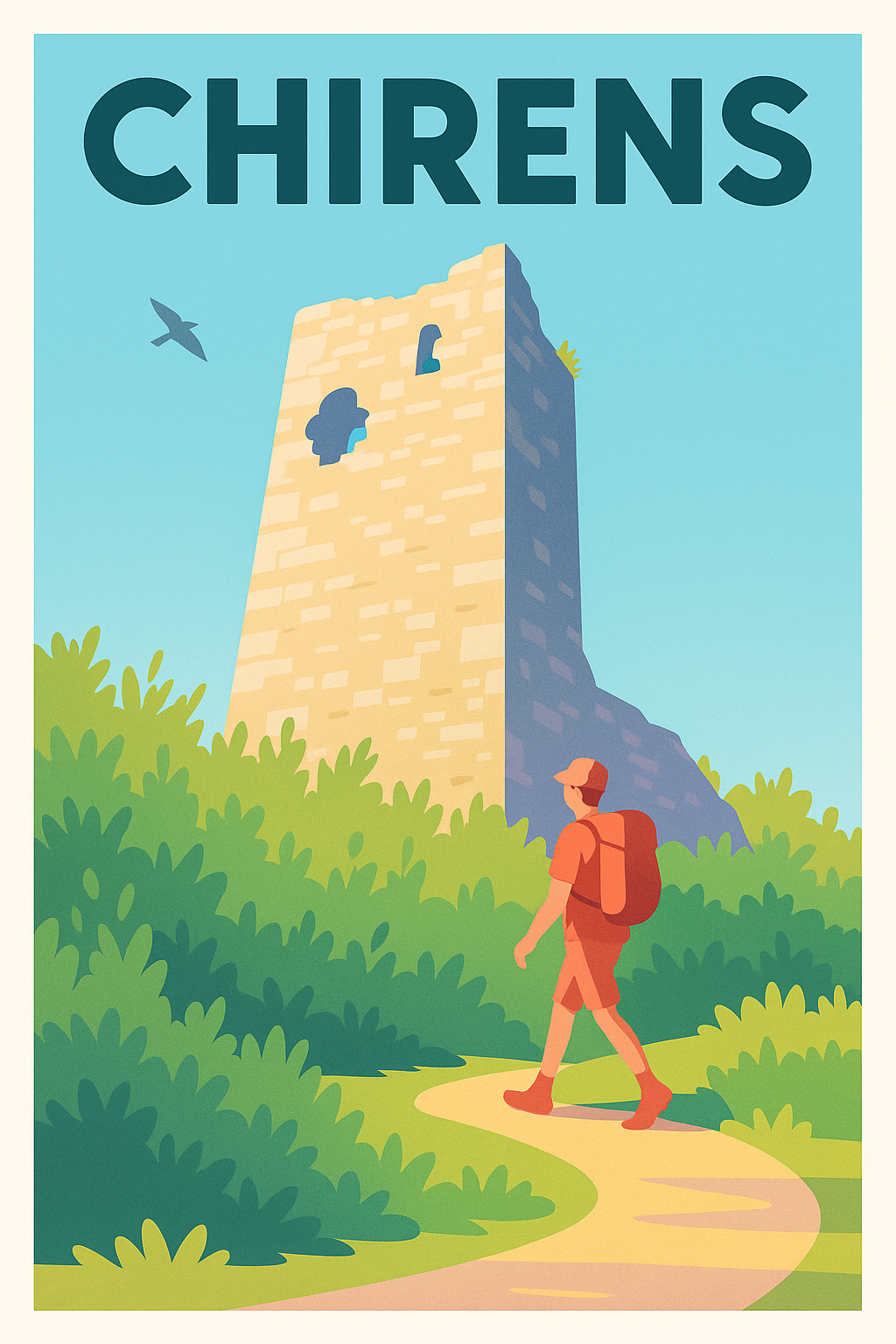 Affiche de Chirens - Aventure et patrimoine au détour du chemin