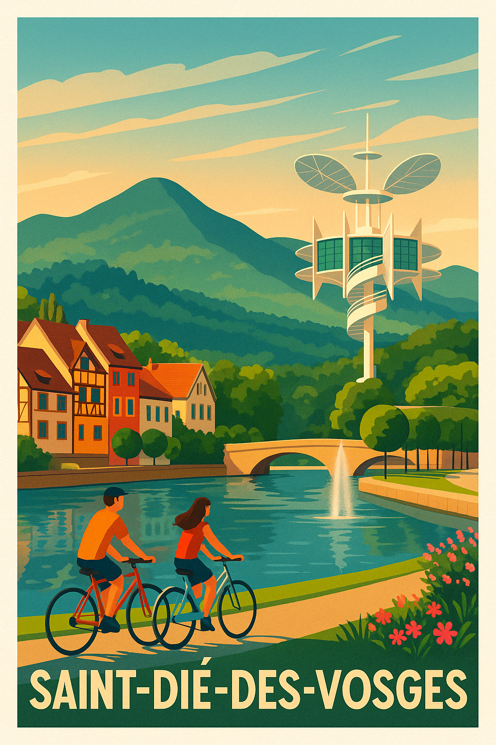 Saint-Dié-des-Vosges - Nature et modernité au fil de l'eau