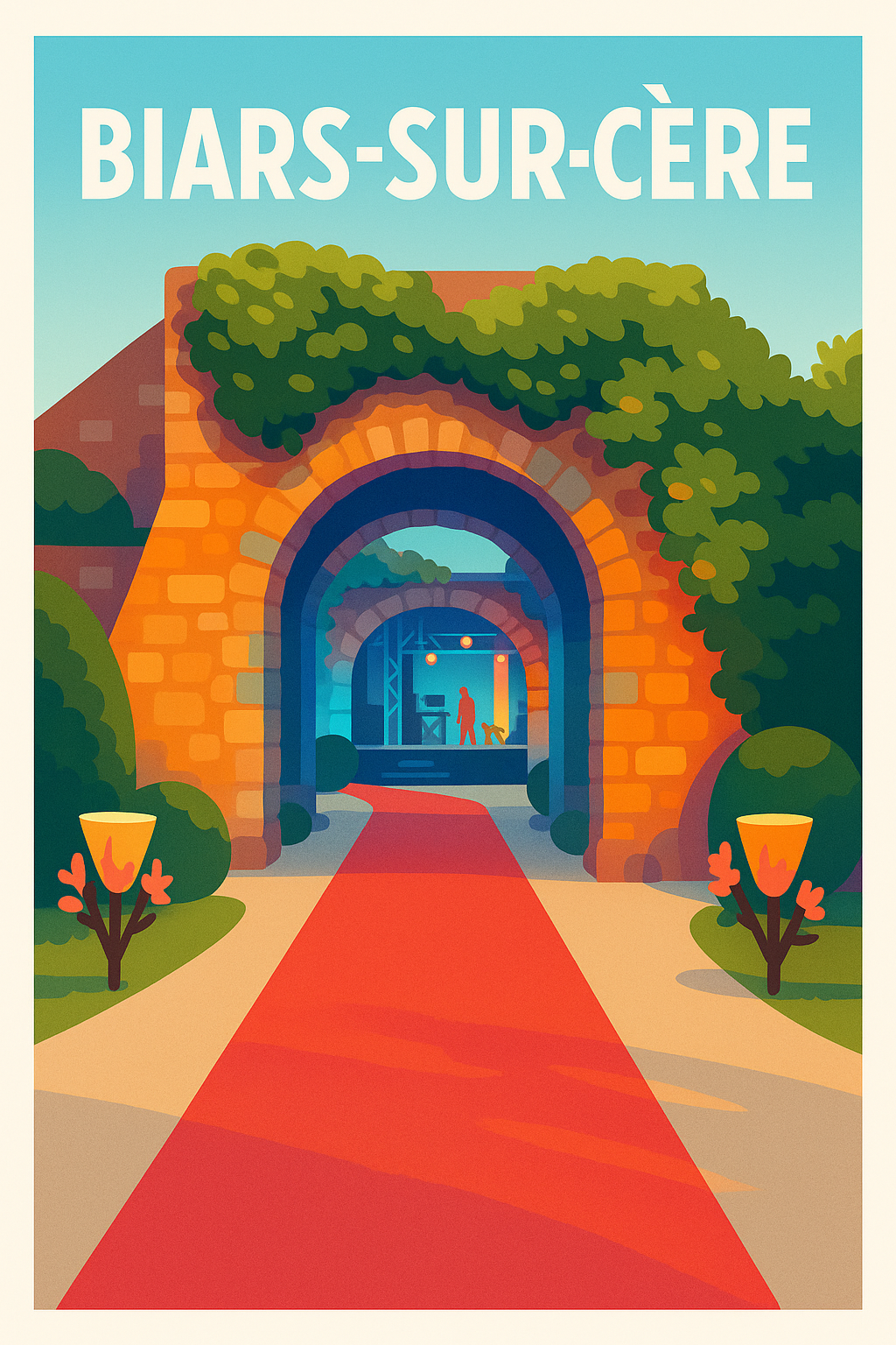 Affiche de Biars-sur-Cère - L'entrée majestueuse au charme unique