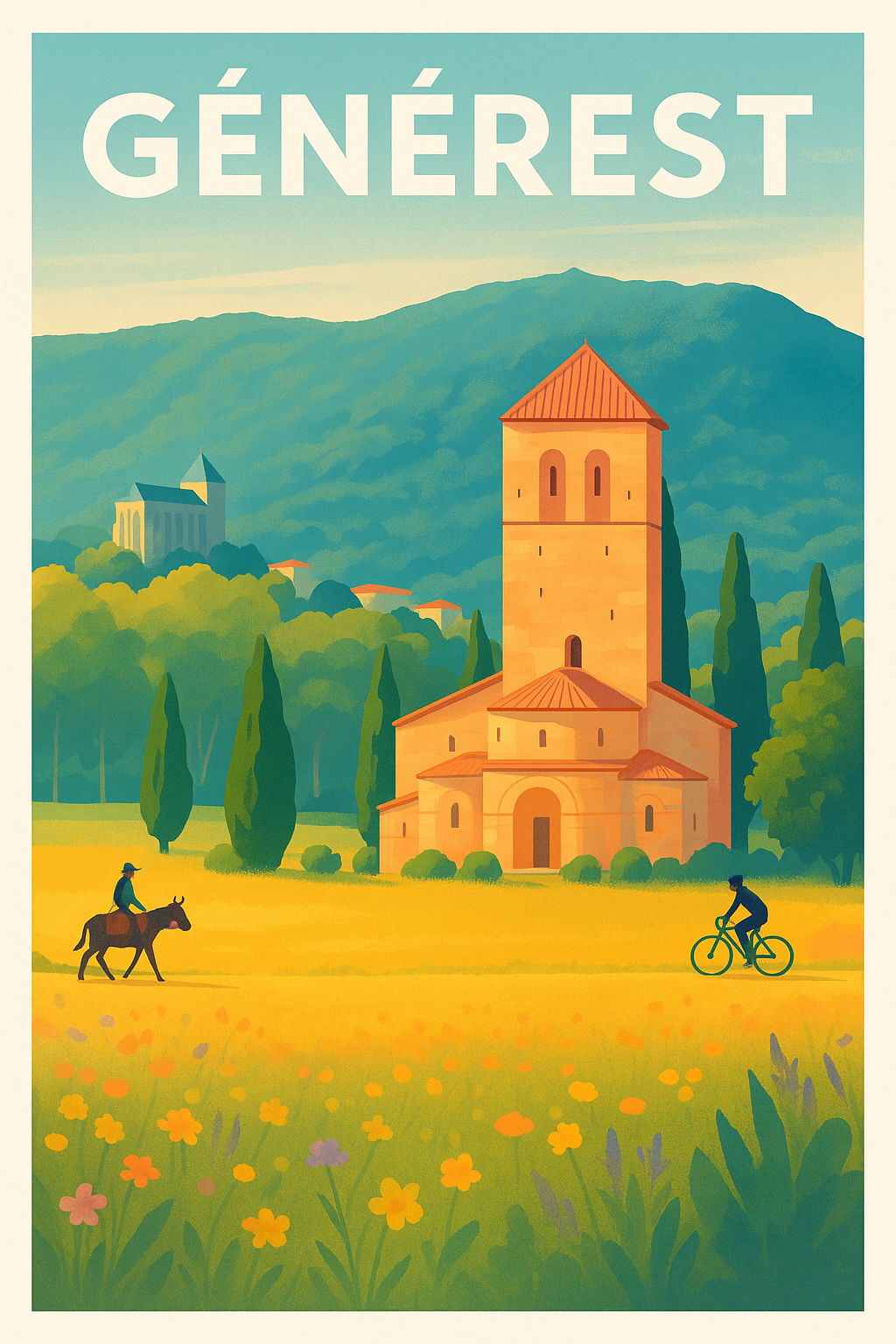 Affiche de Générést - Sérénité et nature en pleine campagne