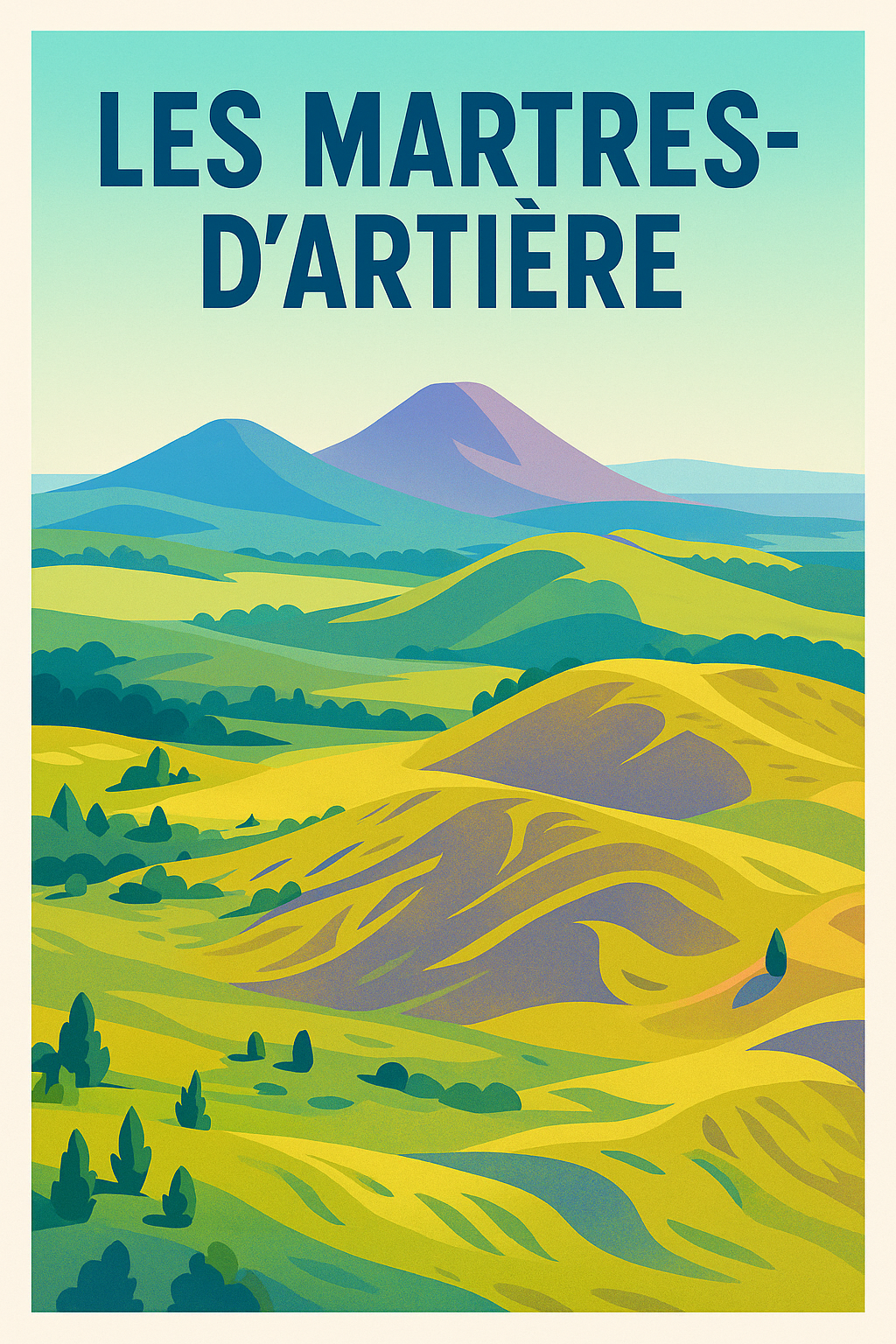 Affiche de Les Martres-d'Artière - Paysages volcaniques enchanteurs