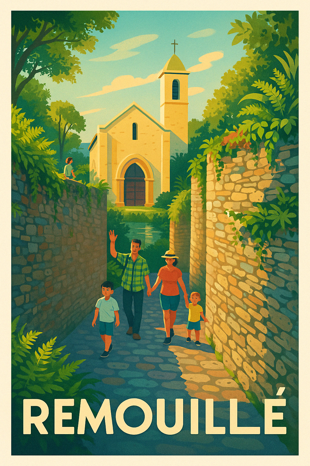 Remouillé - Balade en famille au cœur du village