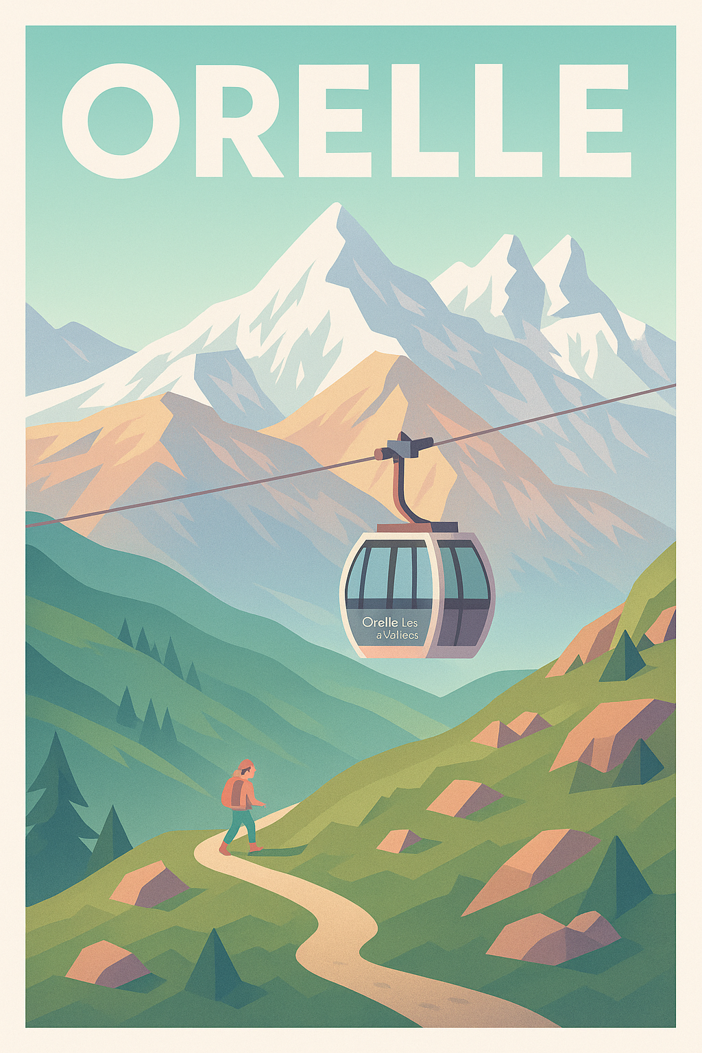 Affiche de Orelle - Escapade Montagnarde Authentique