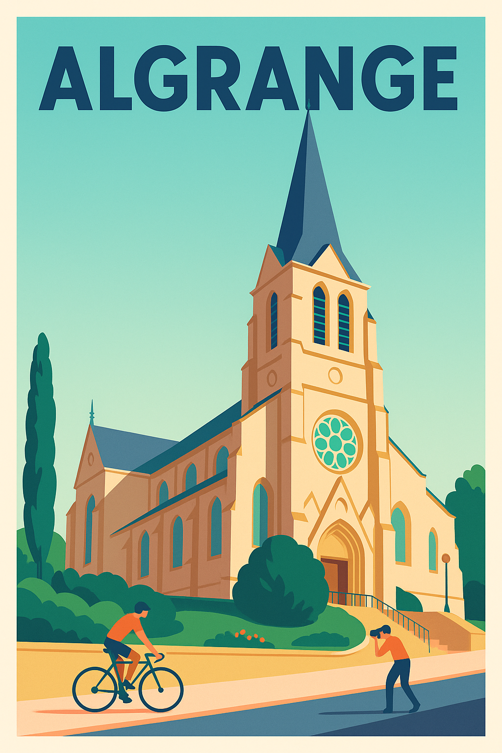 Affiche de Algrange - L'architecture emblématique au coeur de la ville