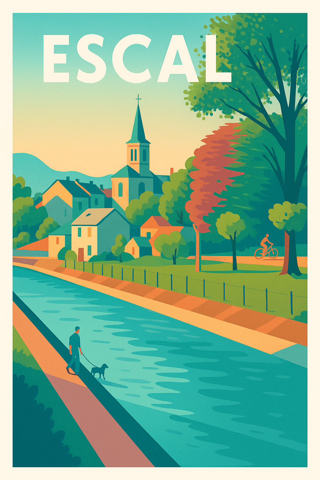 Affiche de Escal - Tranquillité au bord de l'eau