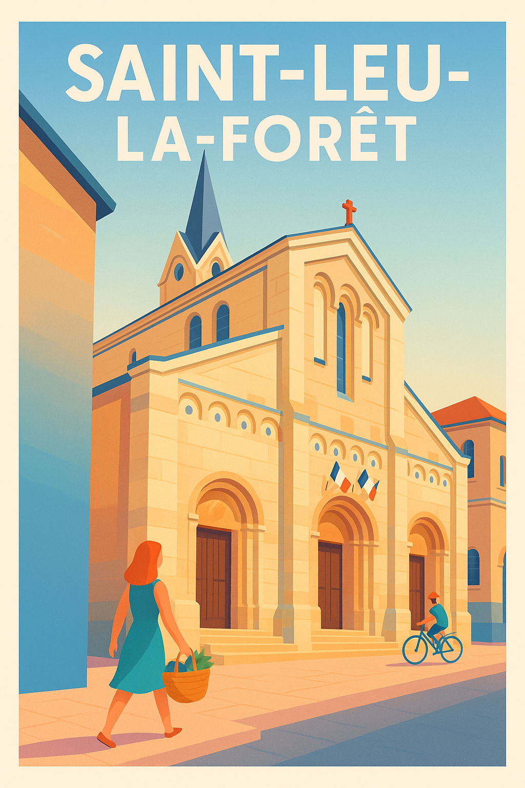 Affiche de Saint-Leu-La-Forêt - Charme et sérénité au cœur de la ville