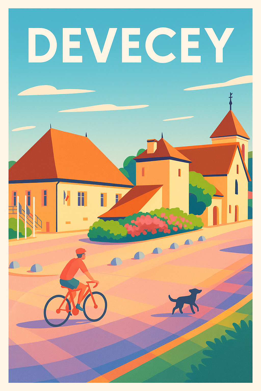 Affiche de Devecey - Promenade paisible entre histoire et nature