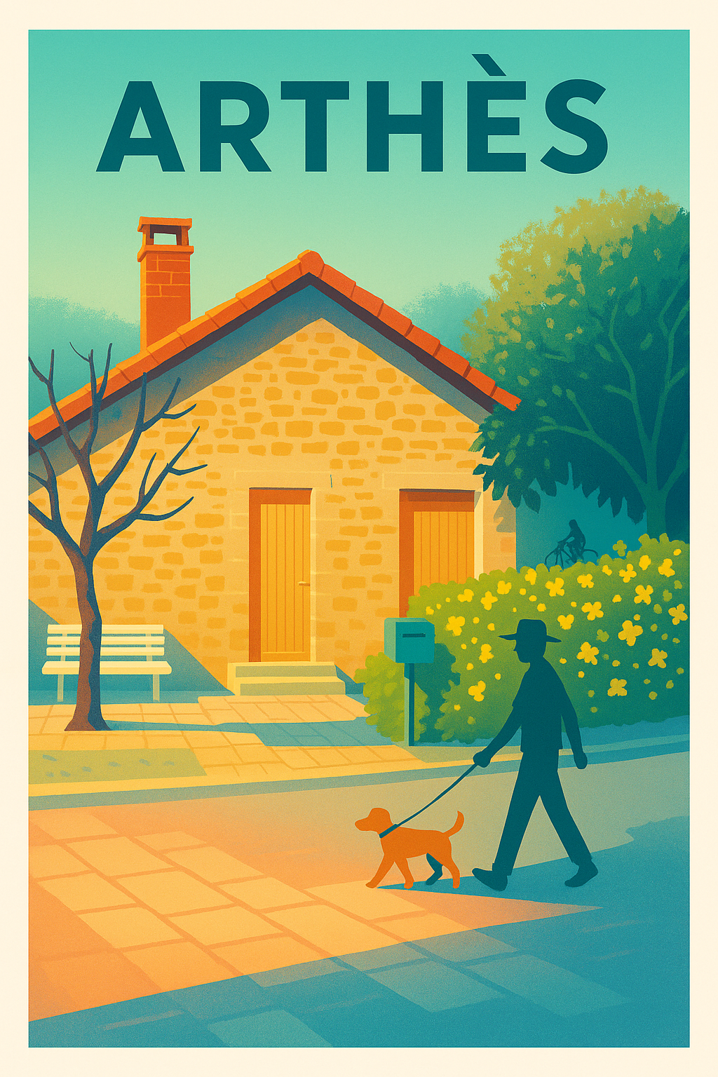 Affiche de Arthès - Balade paisible en lumière douce