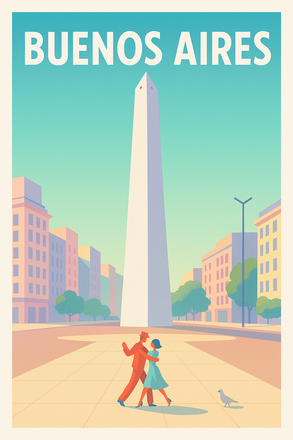 Affiche de Buenos Aires - La romance du Tango au pied de l'Obélisque