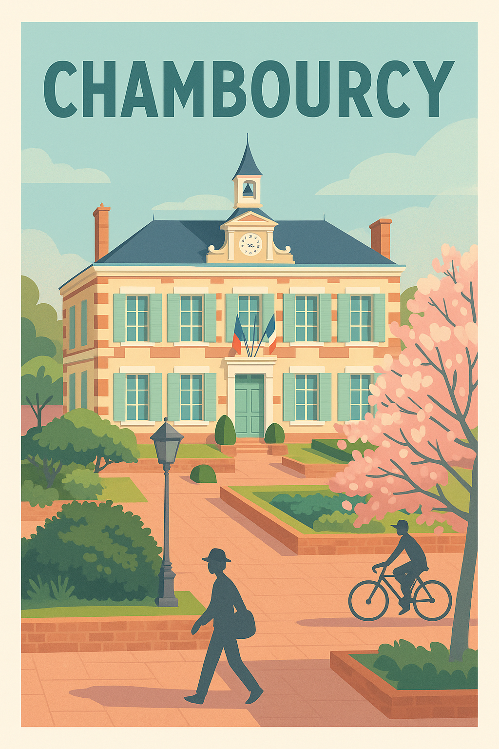 Affiche de Chambourcy - Charme et douceur de la vie locale