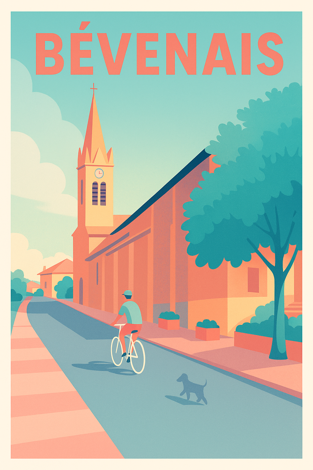 Affiche de Bévenais - Promenade paisible au cœur du village