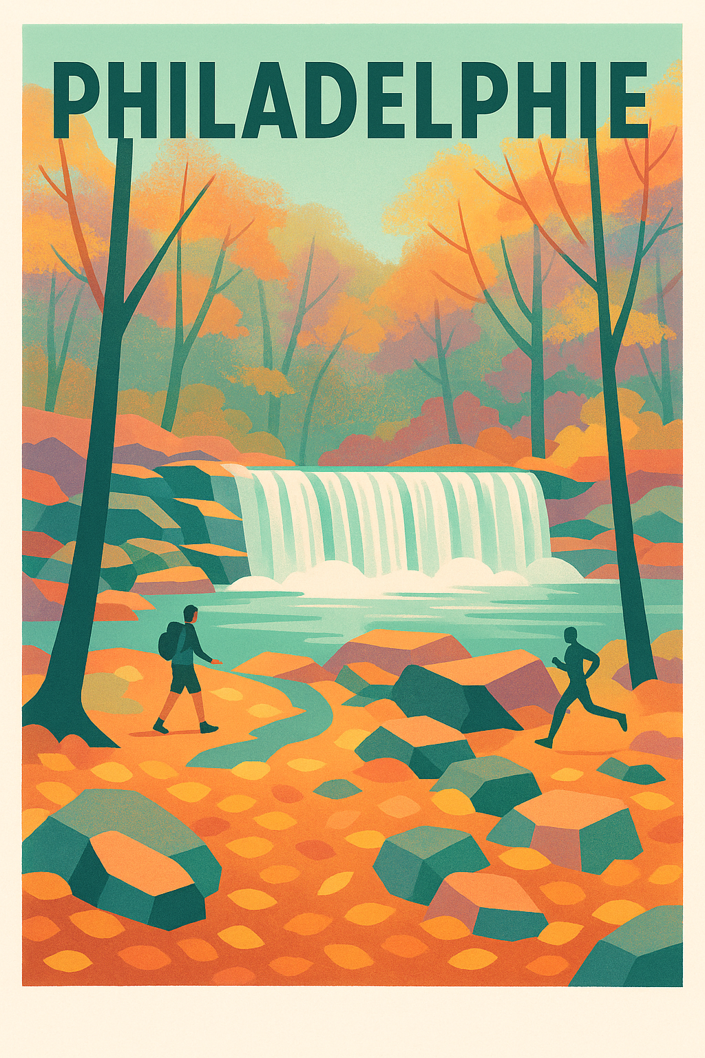 Affiche de Philadelphie - Échappée nature au cœur de l'automne
