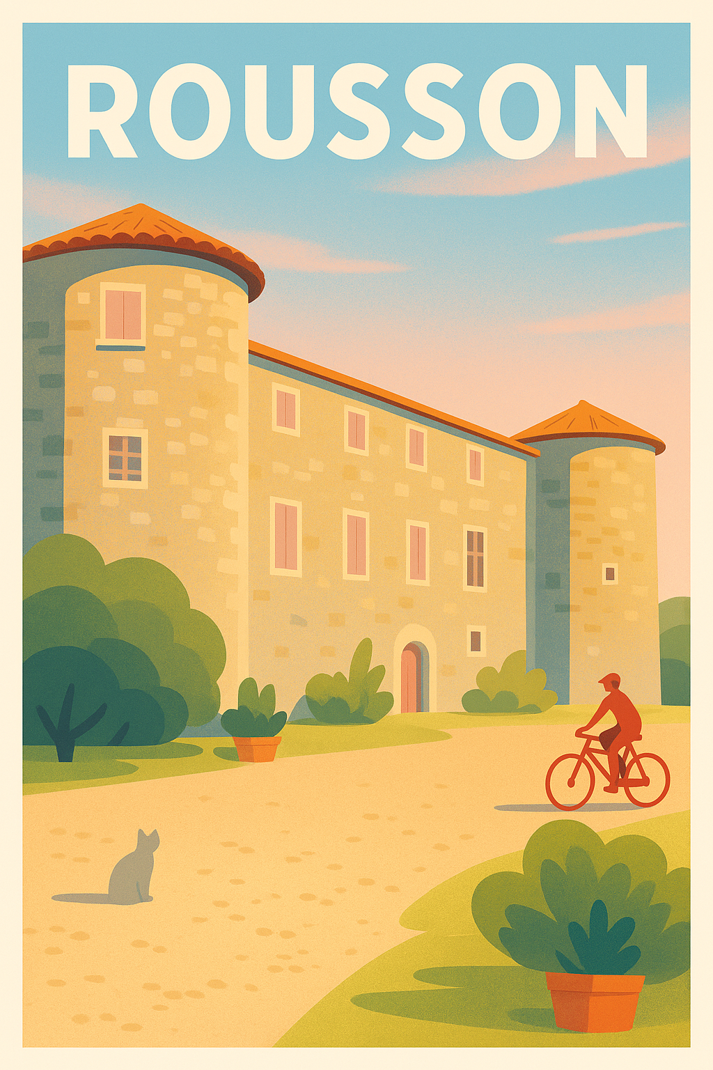 Affiche de Rousson - Charme Provençal et Douceur de Vivre