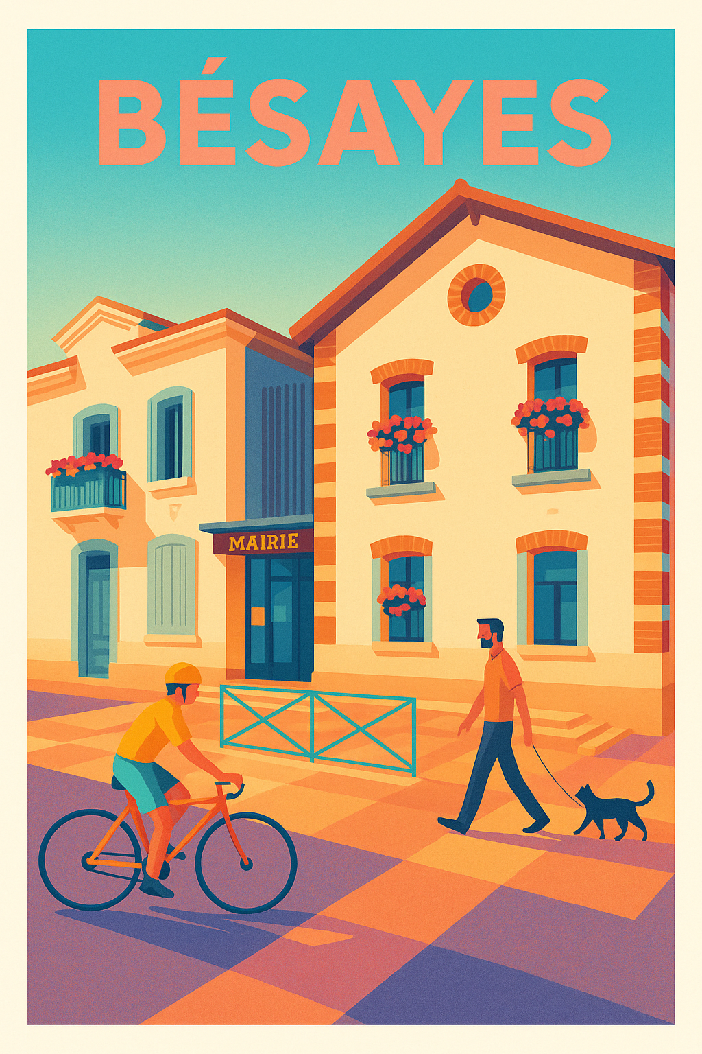 Affiche de Bésayes - Charme et douceur de vivre au cœur du village