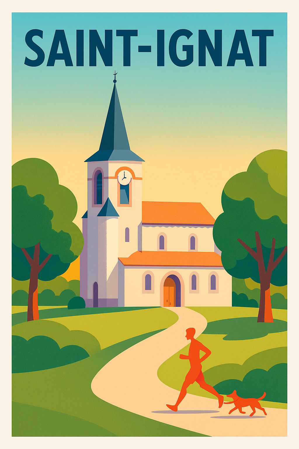 Affiche de Saint-Ignat - Charme et sérénité au cœur du village