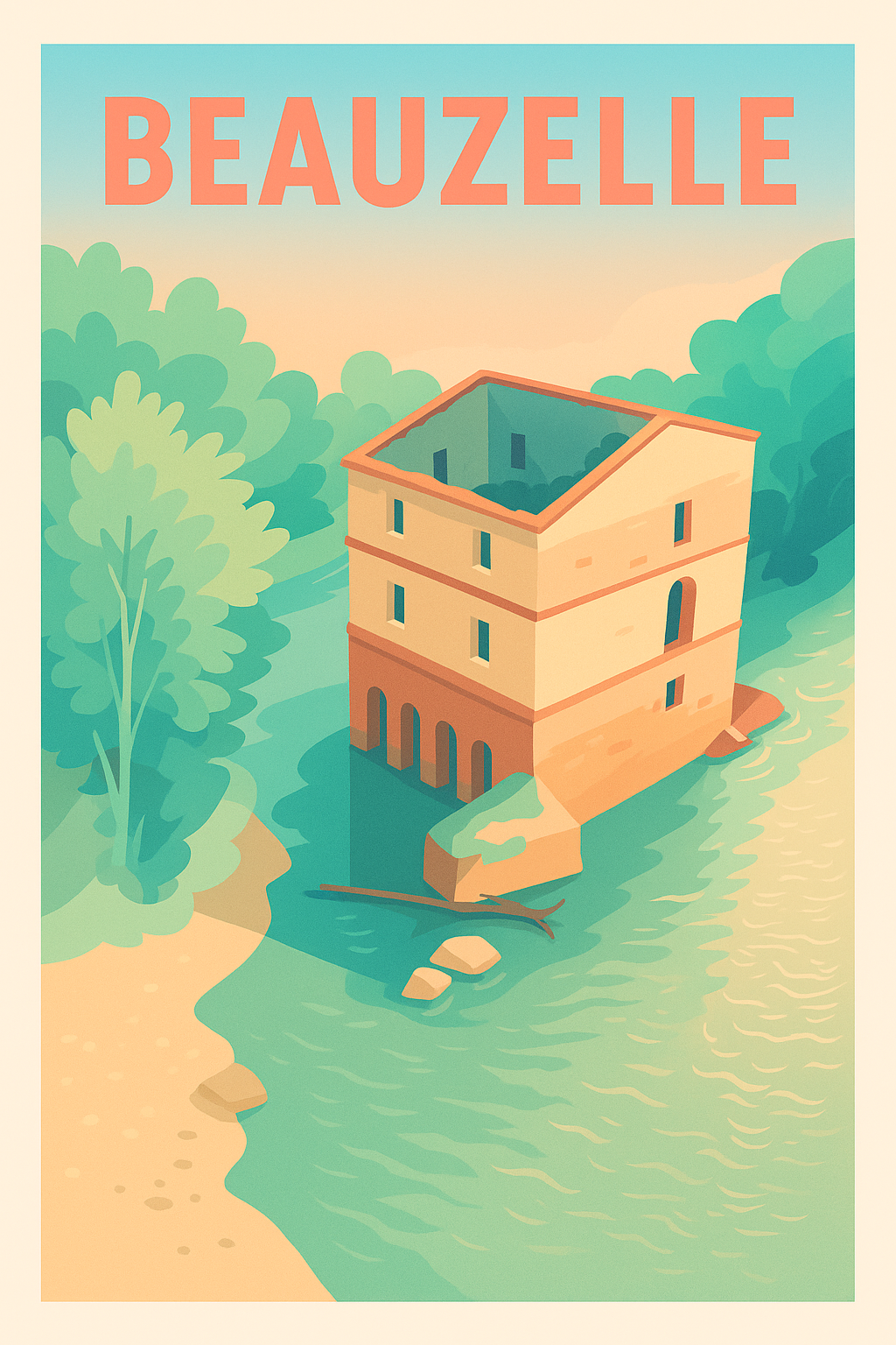 Affiche de Beauzelle - Havre de calme et nature préservée