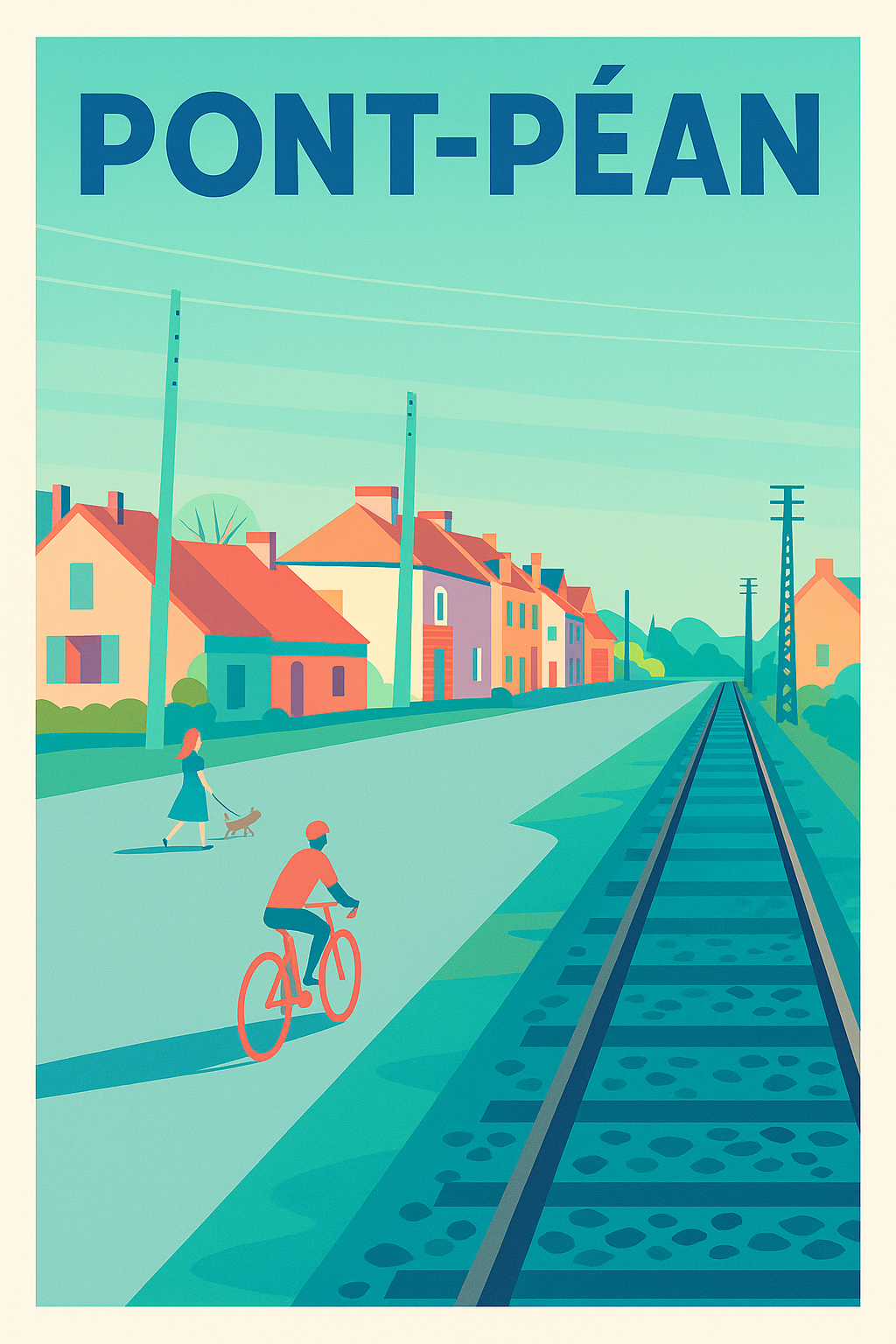 Affiche de Pont-Péan - Charme bucolique au fil des rails