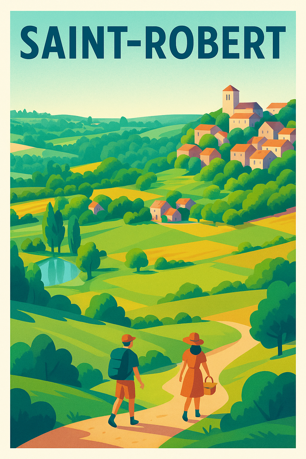 Affiche de Saint-Robert - Escapade bucolique au cœur de la nature
